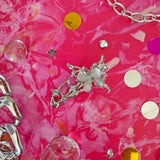 Liquid Metal Butterfly Barrette