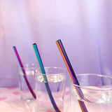 Heart Shaped Straw - Rainbow