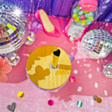 Heart Shaped Straw - Gold