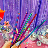 Heart Shaped Straw - Rainbow