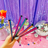 Heart Shaped Straw - Rainbow