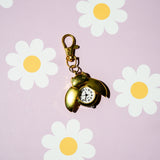 Ladybug Watch Keychain- Gold