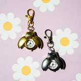 Ladybug Watch Keychain- Gold