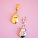 Ladybug Watch Keychain- Gold