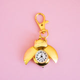 Ladybug Watch Keychain- Gold