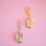 Ladybug Watch Keychain- Gold