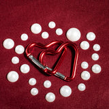 Heart Carabiner- Red