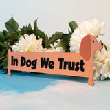 In Dog We Trust Car Magnet