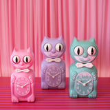 Ocean Waves Kitty-Cat Klock