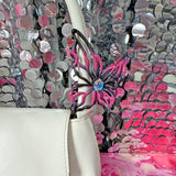 Cyber Butterfly Hair Claw- Black