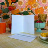 Heart Pillow Cat Card