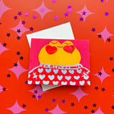 Heart Frog Card