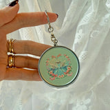 Swan Ash Tray Keychain