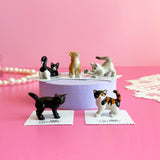 Orange Kitten Mini Porcelain Figurine