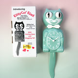 Ocean Waves Kitty-Cat Klock
