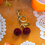 Bag Charm- Cherry