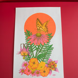 Butterfly Riso Print