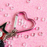 Heart Carabiner- Pink