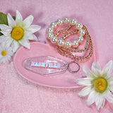 Glittery Nashville Keychain