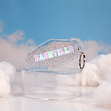 Glittery Nashville Keychain