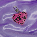 Brat Keychain- Pink